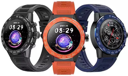 Nubi V35P Smartwatch with Heart Rate Monitor (Black) view 4