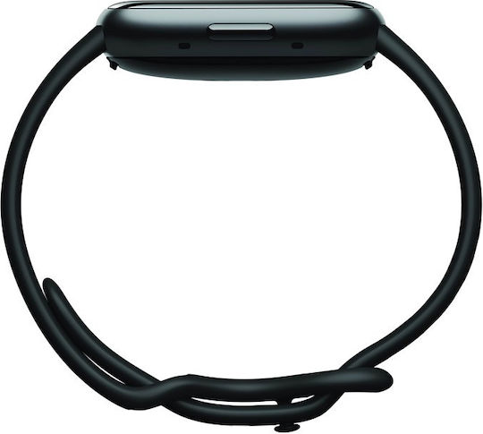 Fitbit Versa 4 Aluminium Waterproof Smartwatch with Heart Rate Monitor (Black) view 4