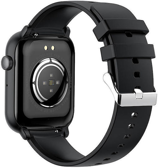 Colmi C80 Smartwatch with Heart Rate Monitor (Black) view 2