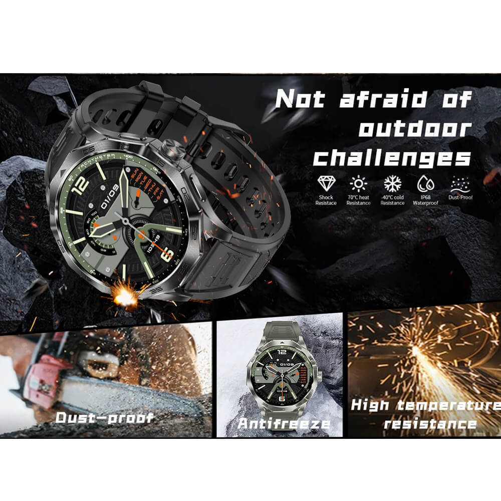 Microwear DA23 Smartwatch with Heart Rate Monitor (Silver Steel) vue 4