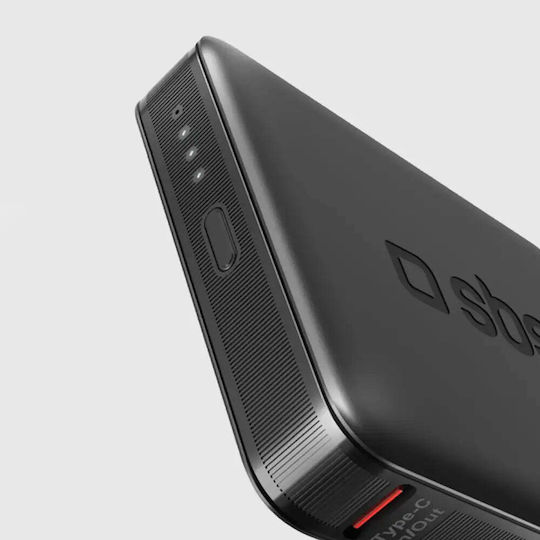 SBS NanoTube Power Bank 5000mAh 10W with USB-C Port Power Delivery Black view 6