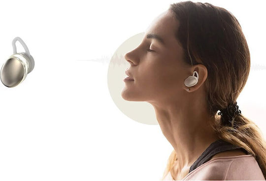HiFuture FUSION In-ear Bluetooth Handsfree Earphones with Charging Case Ivory White vue 5