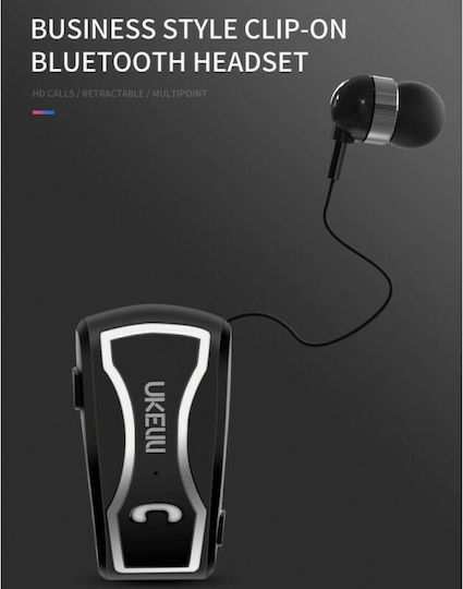 Fineblue UK880 In-ear Bluetooth Handsfree Earphone Lapel Black view 3