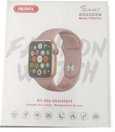 T700+Pro Smartwatch with Heart Rate Monitor (Pink)