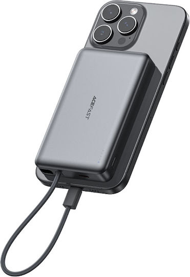 Acefast M18 MagSafe Power Bank 10000mAh with USB-C Port Power Delivery Black view 3