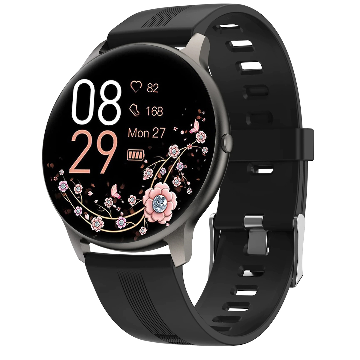 ISP LikeSmart eXtremeFiT Aluminium Smartwatch with Heart Rate Monitor (Black) view 6