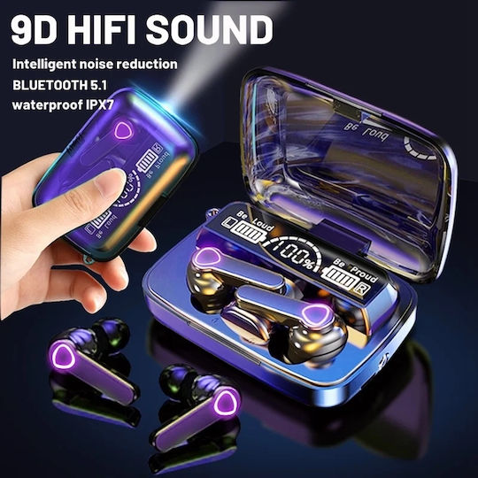 M19 TWS In-ear Bluetooth Handsfree Earphones Black view 4