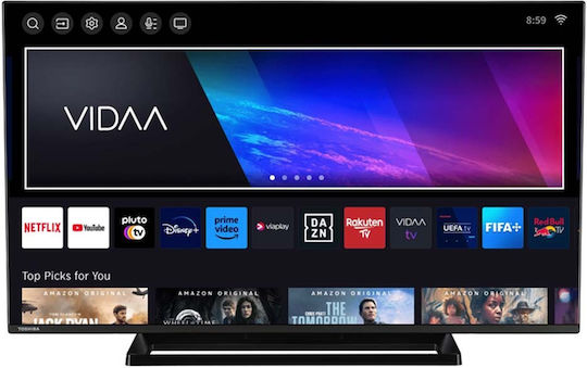 Toshiba Smart Television 43" Full HD LED 43LV3E63DG HDR (2023) vista 3