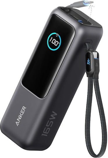 Anker A1695H11 Power Bank 25000mAh 165W with USB-A Port and 2 USB-C Ports Power Delivery Gray