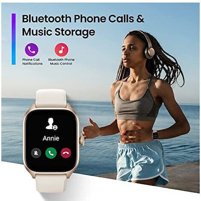 Amazfit GTS 4 Aluminium 43mm Waterproof Smartwatch with Heart Rate Monitor (Misty White) view 5