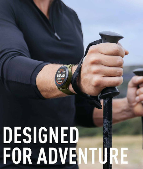 Reflex Active Series 18 45mm Smartwatch with Heart Rate Monitor (Khaki) view 4