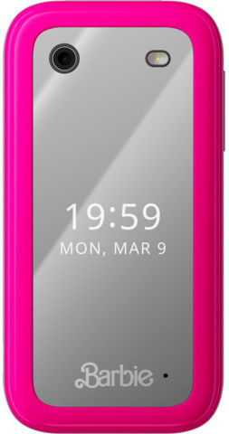 HMD Barbie Dual SIM Mobile with Buttons Pink view 9