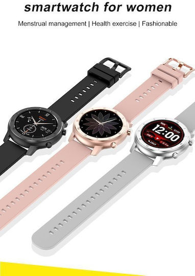 Pacific 17-3 Smartwatch with Heart Rate Monitor (Silver) view 8