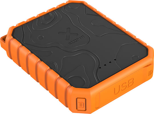 Xtorm XR201 Power Bank 10000mAh 20W with 2 USB-A Ports and USB-C Port Power Delivery / Quick Charge 3.0 Orange view 5