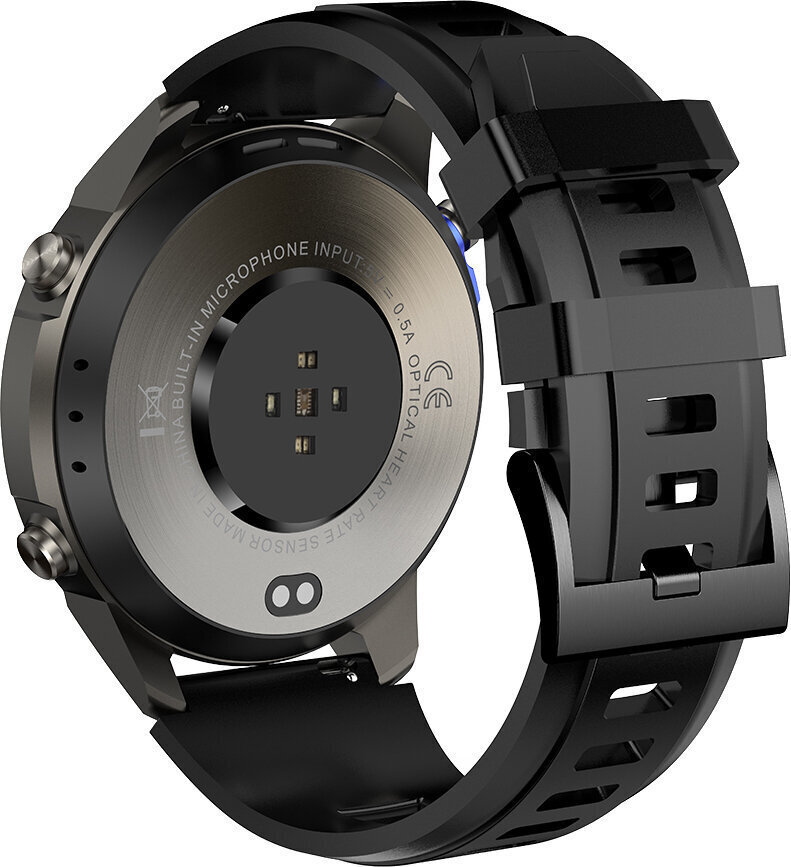 Luna Veles 52mm Waterproof Smartwatch with Heart Rate Monitor Steel view 2