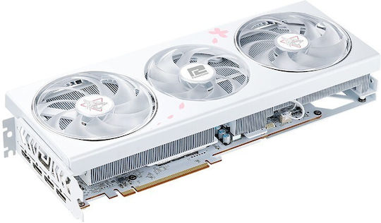 PowerColor Radeon RX 7800 XT 16GB GDDR6 Hellhound Sakura Graphics Card vue 8