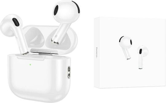 Hoco EW78 Earbud Bluetooth Handsfree Earphones with Charging Case White view 1