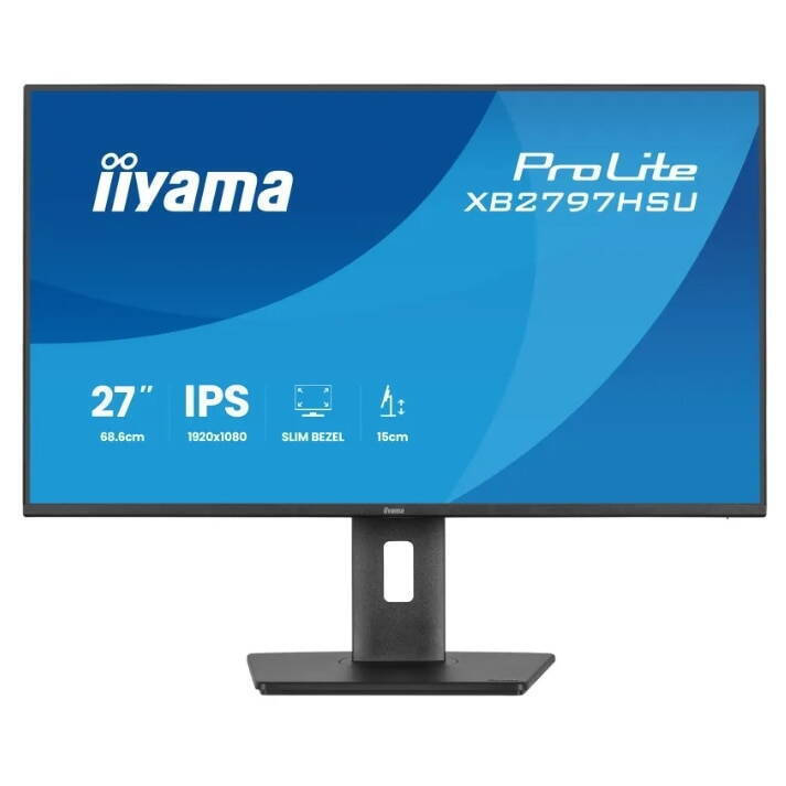 Iiyama XB2797HSU-B1 IPS Monitor 27" FHD 1920x1080 view 1