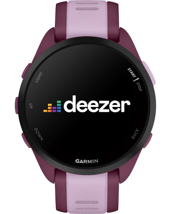 Garmin Forerunner 165 Music 43mm Waterproof Smartwatch with Heart Rate Monitor (Berry/Lilac) view 6