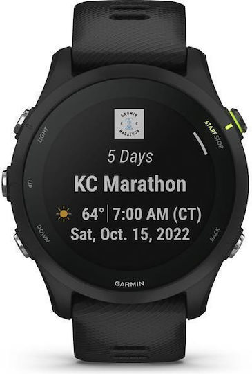 Garmin Forerunner 255 Music 46mm Waterproof Smartwatch with Heart Rate Monitor (Black) view 7