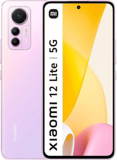 Xiaomi 12 Lite 5G Dual SIM (8GB/256GB) Pink view 1