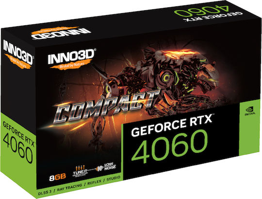 Inno 3D GeForce RTX 4060 8GB GDDR6 Compact Graphics Card view 5