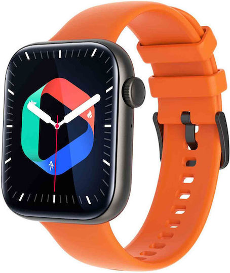 Tekday 656511 Smartwatch with Heart Rate Monitor (Orange)