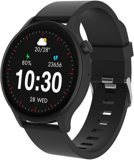 Denver SWC-338 Smartwatch with Heart Rate Monitor (Black)