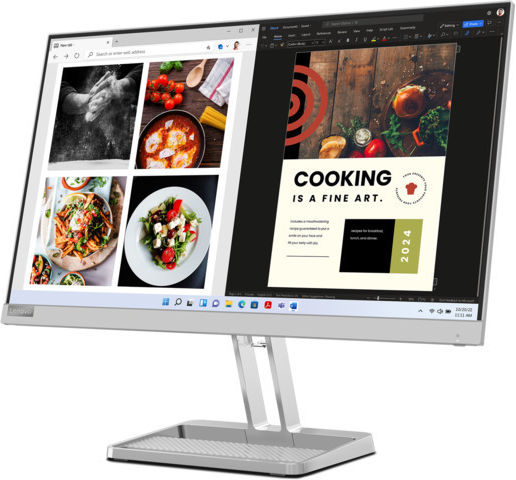 Lenovo L24i-40 IPS Monitor 23.8" FHD 1920x1080 with Response Time 4ms GTG view 8