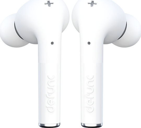 Defunc True Gaming In-ear Bluetooth Handsfree Earphones with Sweat Resistance and Charging Case White vue 3