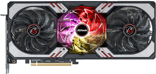 ASRock Radeon RX 6750 XT 12GB GDDR6 Phantom Gaming D OC Graphics Card view 2