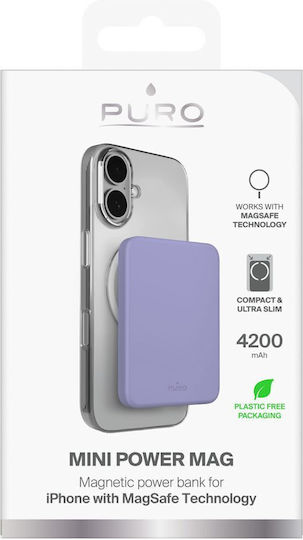 Puro MagSafe Power Bank 4200mAh Purple view 2