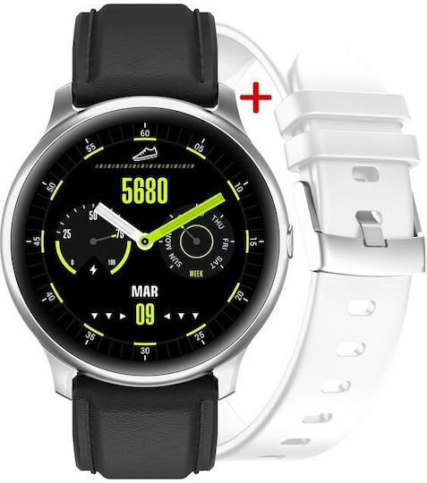 G.Rossi Sg003a 45mm Smartwatch with Heart Rate Monitor (Black)