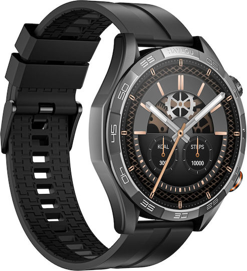 Haylou Solar 5 Smartwatch with Heart Rate Monitor (Black)