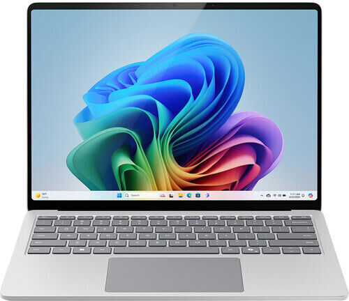 Microsoft Laptop Copilot+PC 13.8" Touchscreen 120Hz (Snapdragon-X Plus/16GB/256GB SSD/W11 Home) Platinum (US Keyboard) view 1