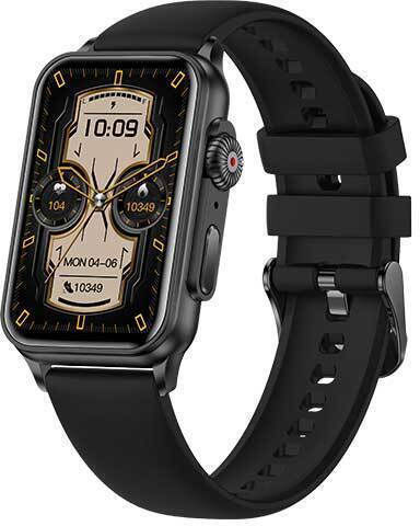 Lamtech LAM113522 Smartwatch with Heart Rate Monitor (Black)