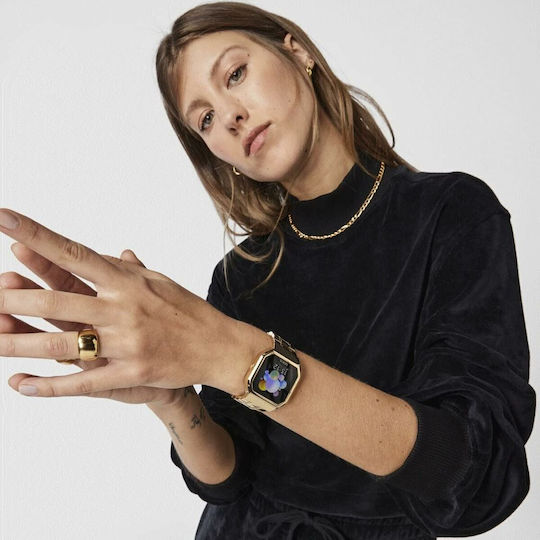 Tous Steel B-Connect Stainless Steel Smartwatch with Heart Rate Monitor (Gold) view 5