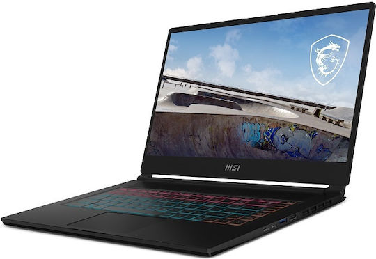 MSI Stealth 15M B12UE 15.6" FHD 144Hz (i7-1280P/16GB/1TB SSD/GeForce RTX 3060/W11 Home) Core Black (US Keyboard) view 2