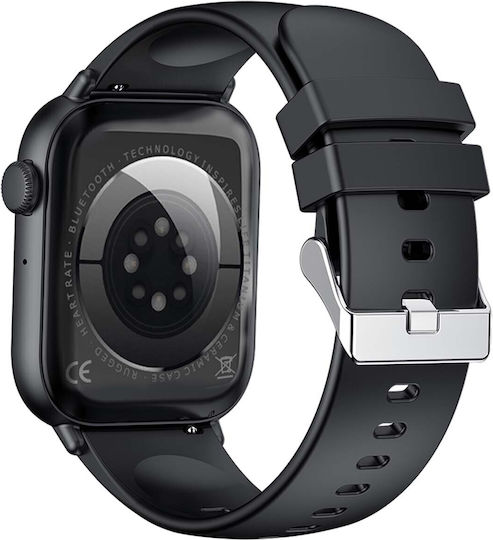Kiano Active 2 Smartwatch with Heart Rate Monitor (Black) vista 2