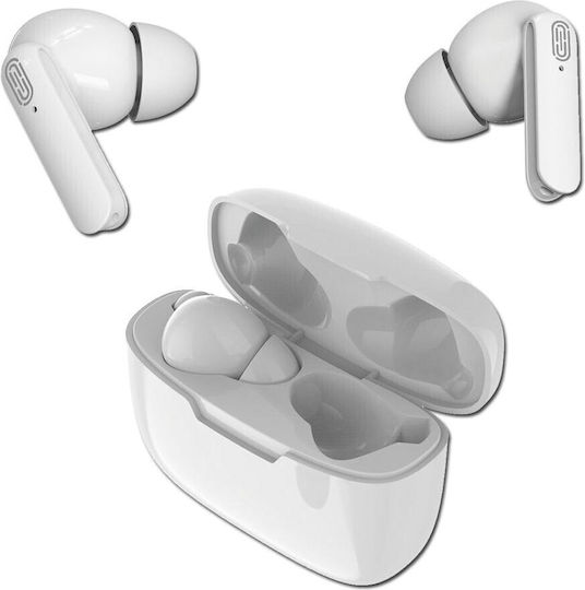 2GO "TWS Dynamic" In-ear Bluetooth Handsfree Earphones with Charging Case White view 2