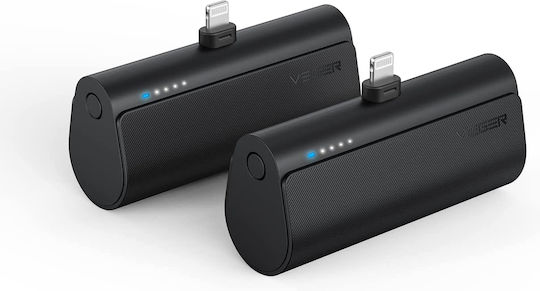 Veger V0556P Power Bank 5000mAh 20W Power Delivery Black vue 3