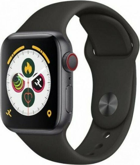 X7 44mm Smartwatch with Heart Rate Monitor (Black)