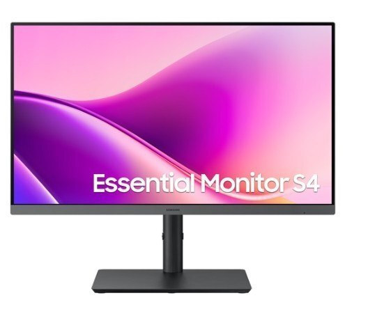 Samsung Essential S4 S43UF IPS Monitor 24" FHD 1920x1080 with Response Time 5ms GTG view 1