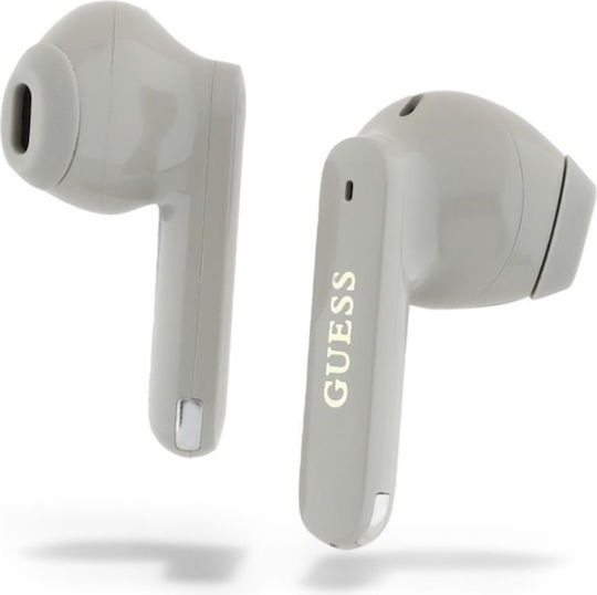 Guess Elongated Metallic ENC In-ear Bluetooth Handsfree Earphones with Charging Case Gold view 7