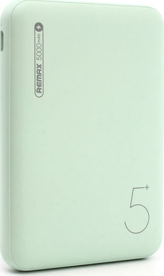 Remax RPP-116 Power Bank 5000mAh with 2 USB-A Ports Green