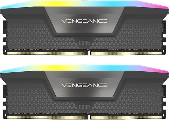 Corsair Vengeance RGB DDR5 32GB RAM with 2x16GB Modules and Speed 6000 for Desktop CMH32GX5M2E6000Z36 view 4