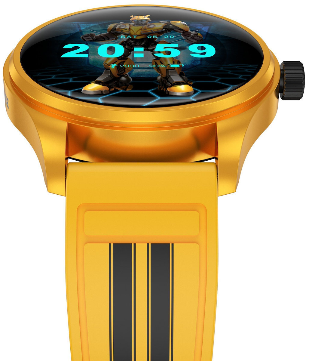 MaxCom Transformers TF20 Smartwatch with Heart Rate Monitor Yellow view 8