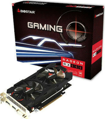 Biostar Radeon RX 560 4GB GDDR5 Graphics Card view 6