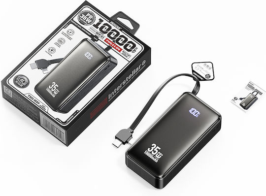WK WP-61 Power Bank 10000mAh 35W Power Delivery Black vue 2