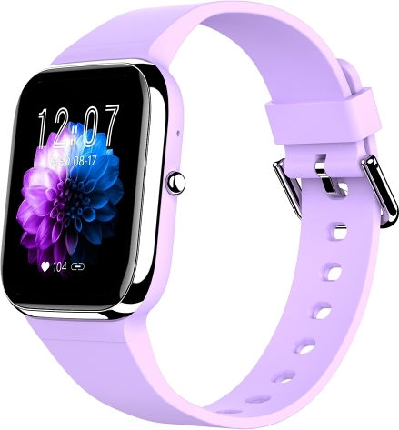 Y9 Pro 1.85 Inch Color Screen Smart Watch Support Heart Rate Monitoring Blood Pressure Monitoring Purple view 1